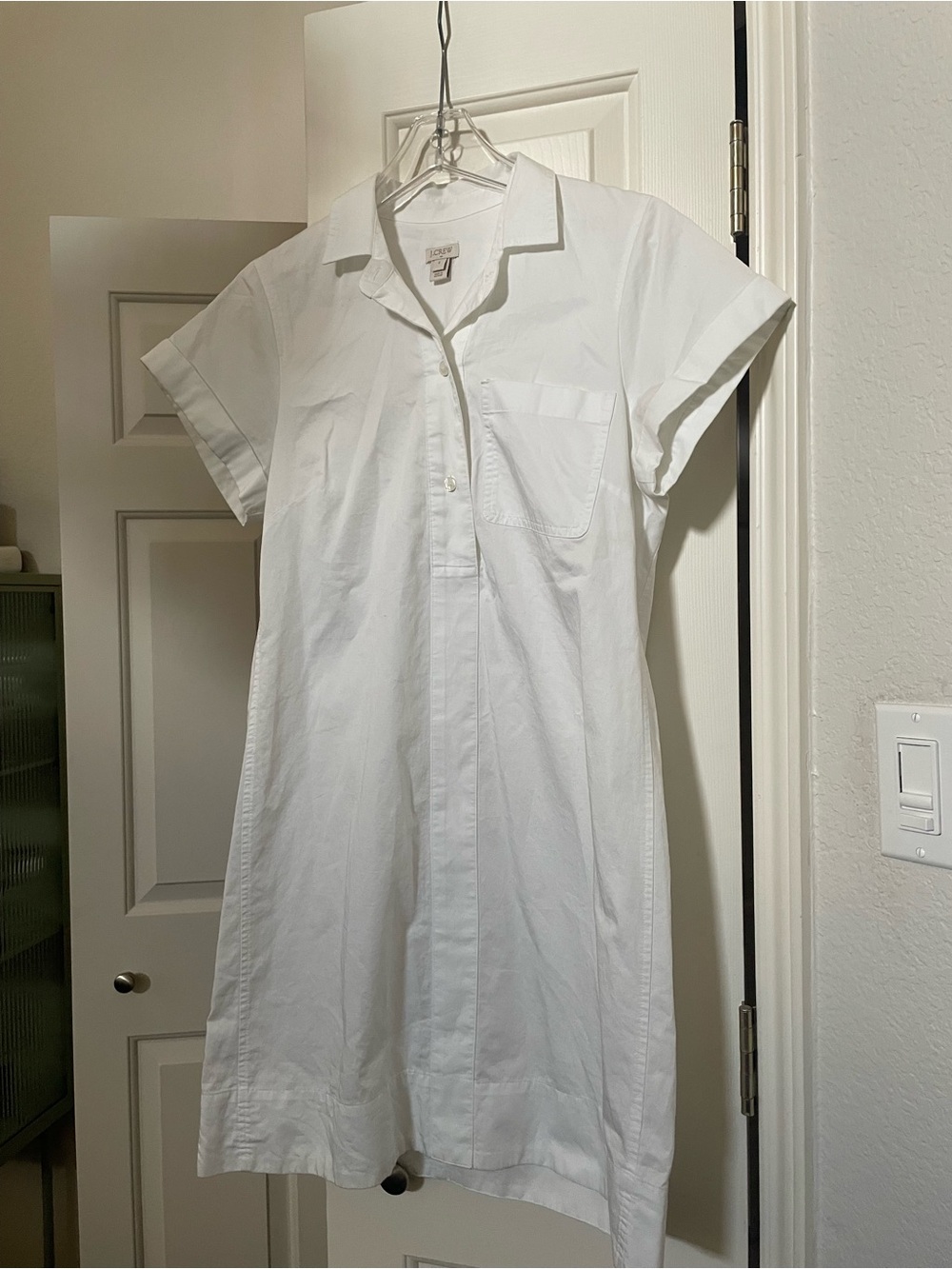 JCREW White Shirtdress